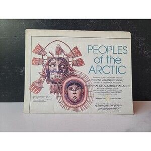 National Geographic Map: Peoples of the Artic February 1983